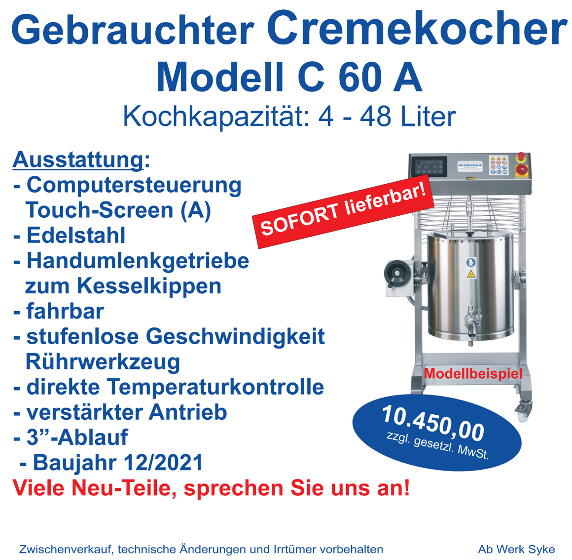 Cremekocher C 60 A