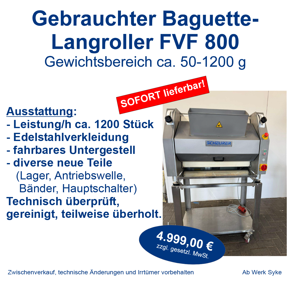  Baguette-Langroller FVF 800